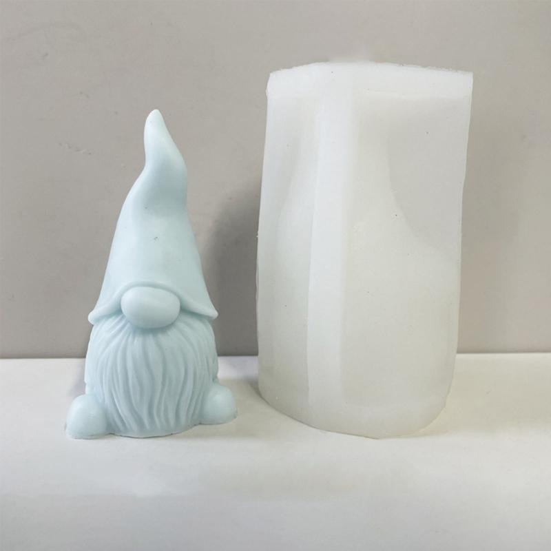 Gnomes Shape Silicone Mold Candle Resin Making Tool DIY Candle Moulds Ornaments Hand-made Home Decorations Supplies