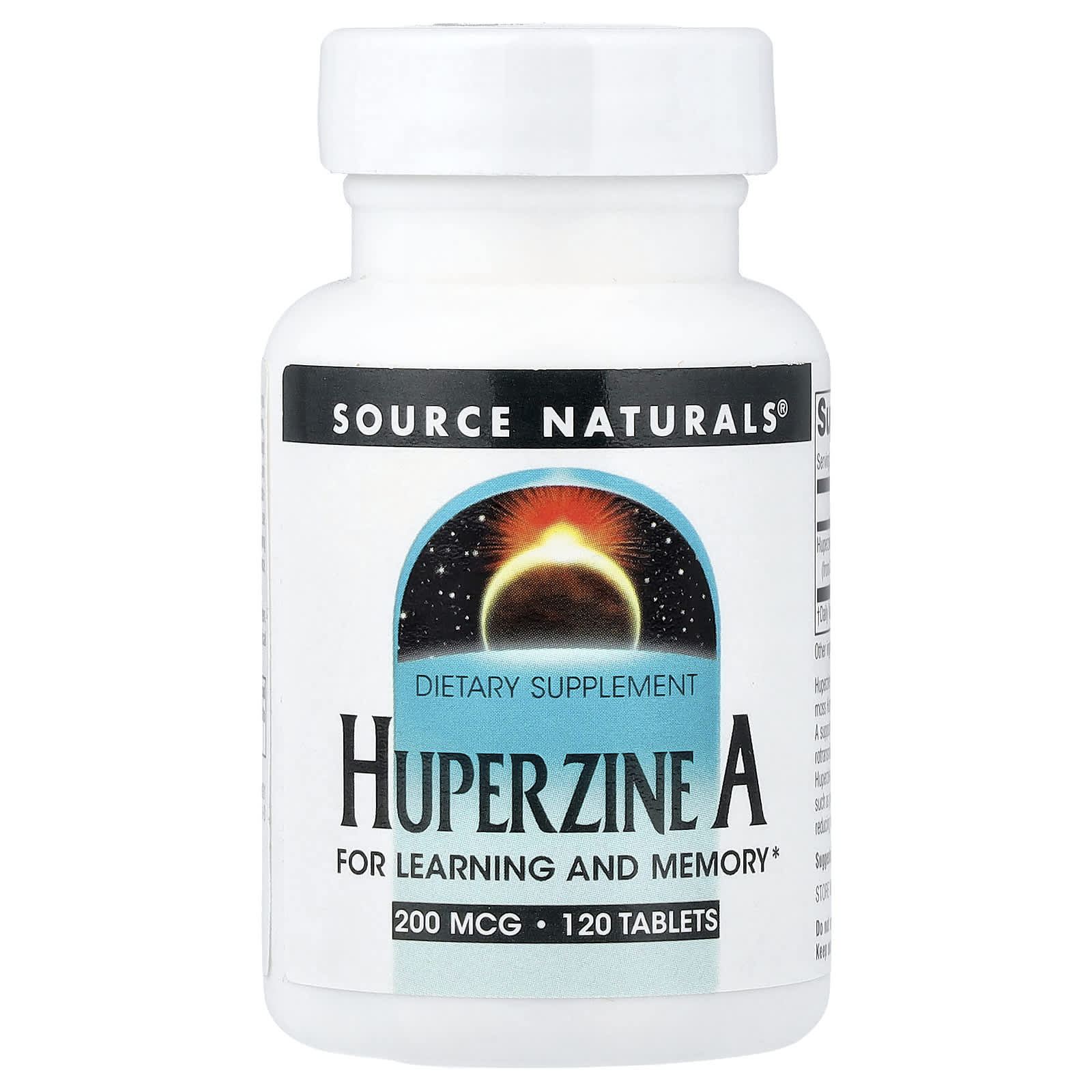 

Huperzine A, 200Mcg, 120 Tablets