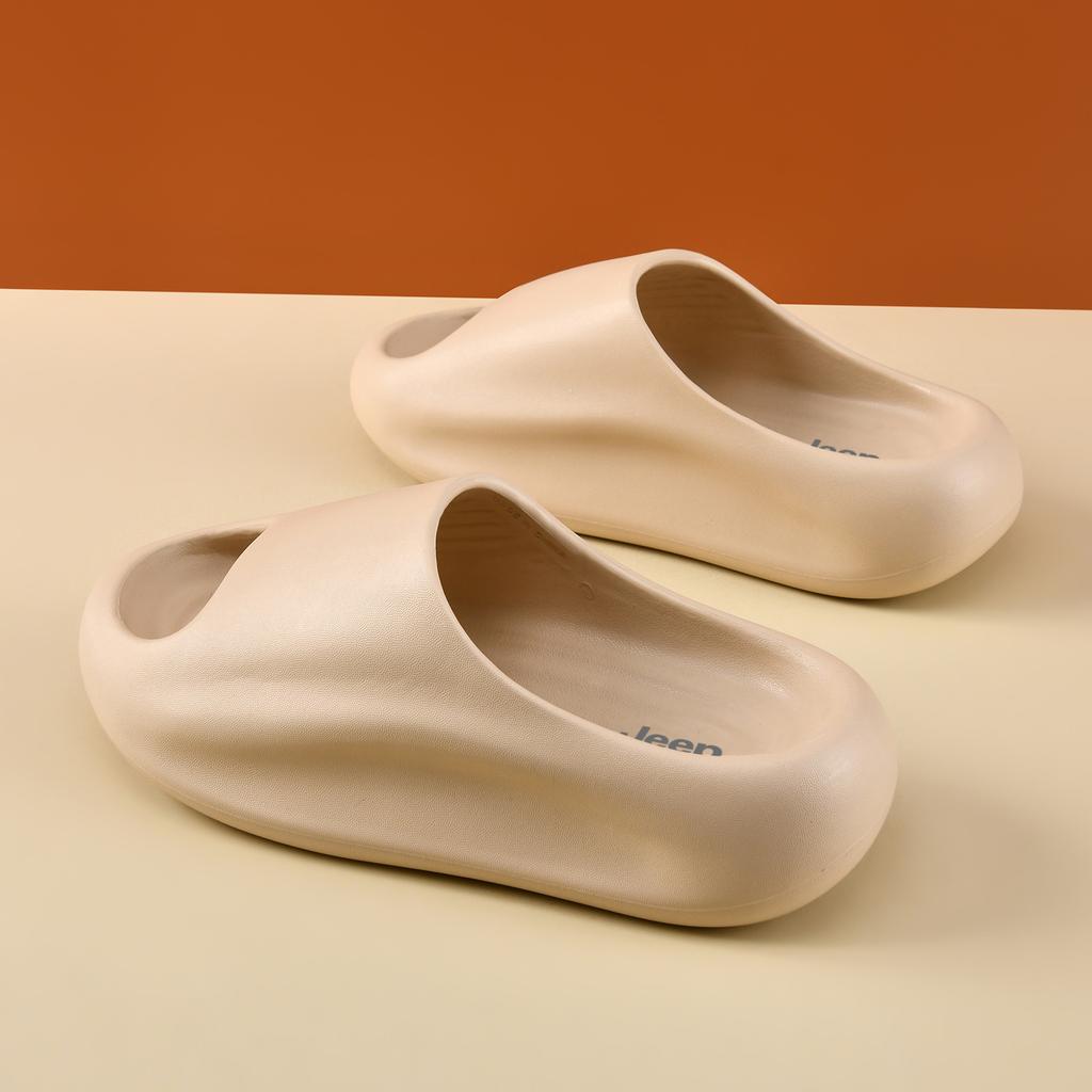 Jeep Comfortable Minimalist Home EVA Non-Slip Slide Sandals Unisex Footwear Khaki P750N14849-4