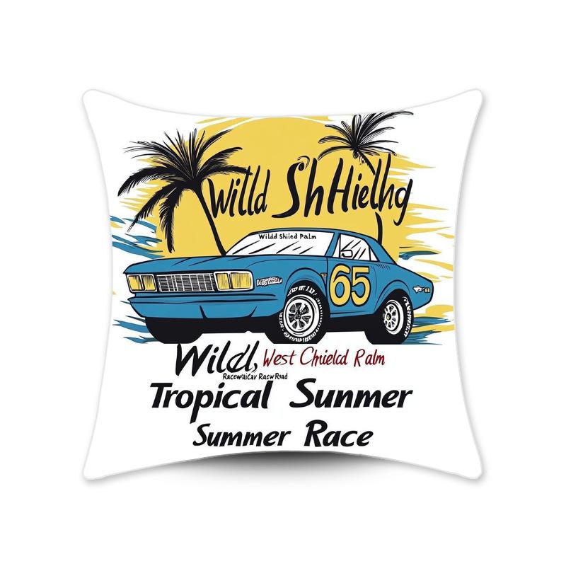 Retro American Style Pillow Case Printed Pillow Home Decoration Living Room Sofa Printed Cushion