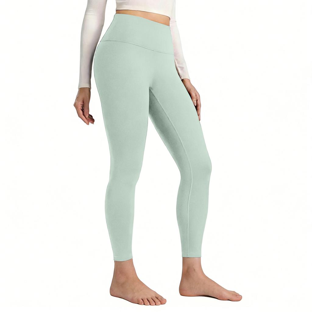 Pantalones de Yoga Fitness de Secado Rápido para Exteriores con Levantamiento de Glúteos de Color Melocotón para Mujer