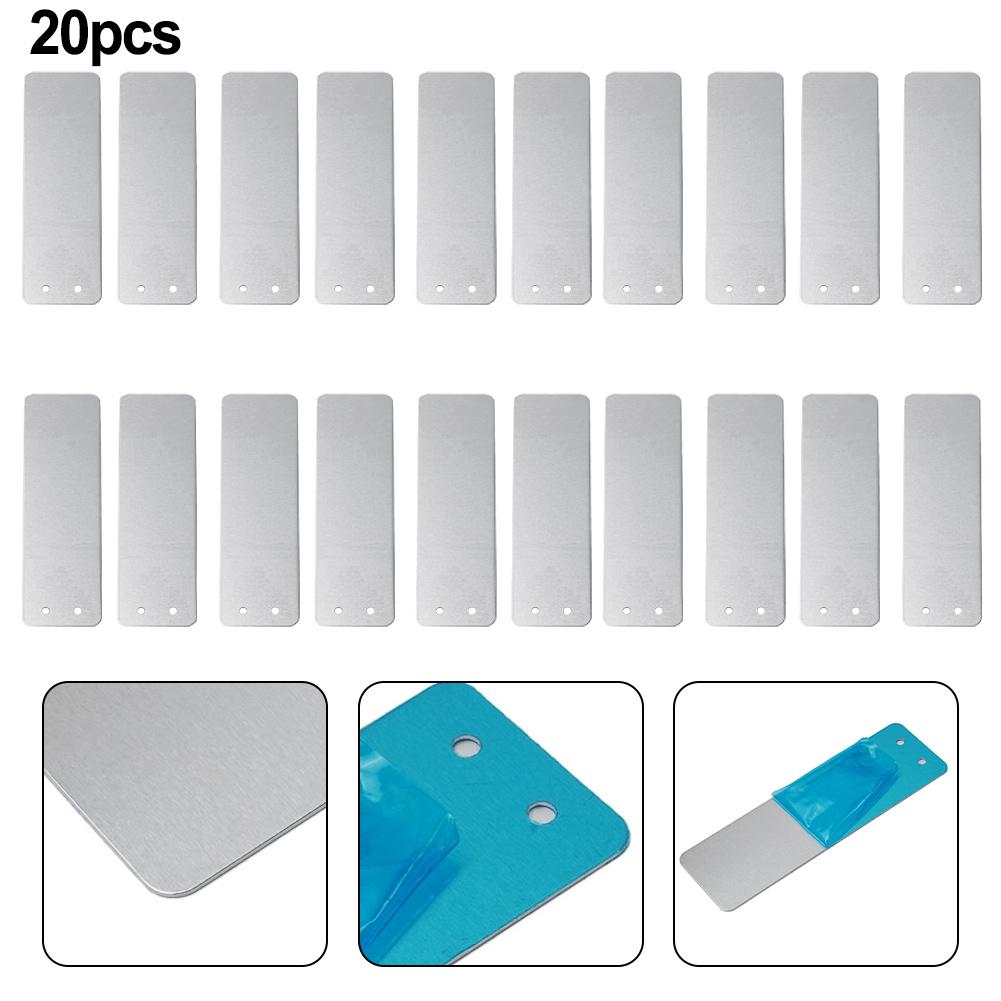 Bitki Etiketleri 82*25*0.5MM Alüminyum Su Geçirmez Su Geçirmez