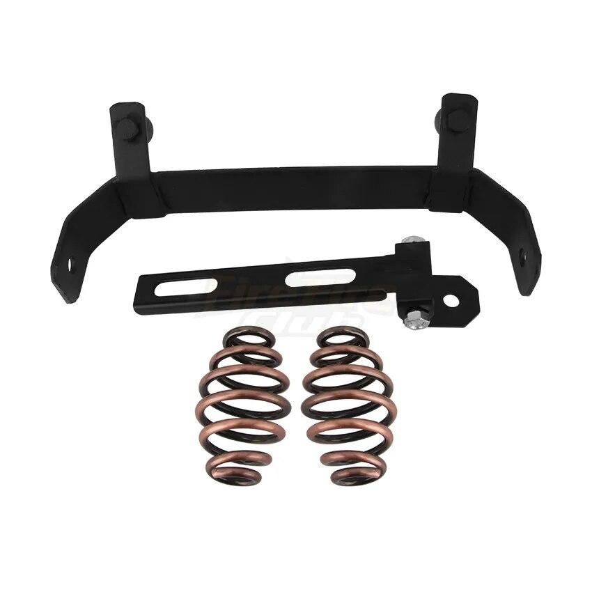 High Quality Solo Seat Spring Steel Driver Seat Spring Hardware Bracket Mount Kit For Harley Bobber Chopper Custom Moto Parts