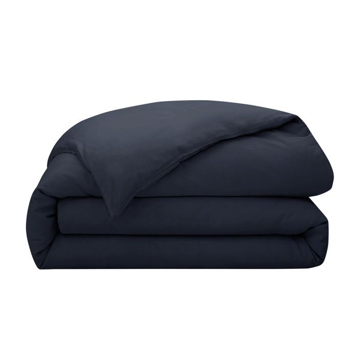 "Prestige" Duvet Cover 100% Combed Cotton Sateen 120 Threads/cm² Pure Cotton - Prestige Velvet Blue - Duvet Cover 240 X 22