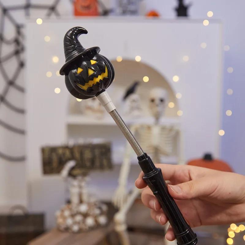New Halloween Decoration Pumpkin Lantern Children'S Toys Small Gift Glowing Hand Stick Bar Party Supplies Gift Props