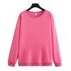 European & American Solid Color Round Neck Velvet Pullover Loose Sweatshirt - Long Sleeve 2023 Autumn/Winter Jacket