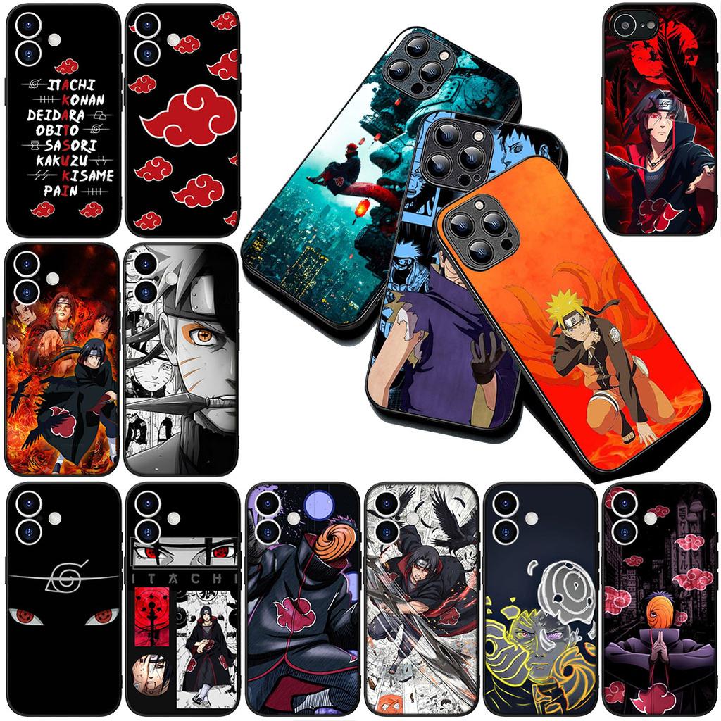 for Apple iPhone 12 13 Pro Max Mini ProMax X XR Air 13Pro XS Phone Cover Soft Case Obito Uchiha Itachi Tobi Akatsuki Narutos