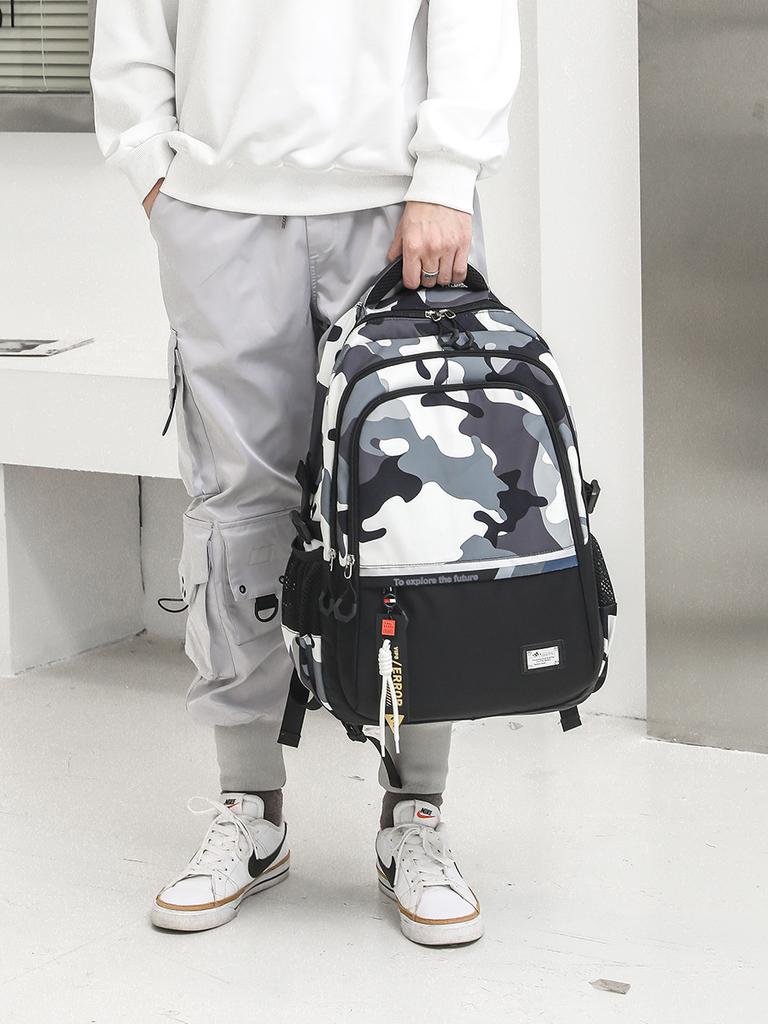 School Bags For Teenage Boys High Middle School Students Schoolbag Outdoor Travel Laptop backpack Big Student Bookbag