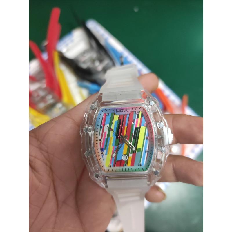 Watch Men High Beauty Sports Fully Automatic Quartz Watch Hollow Graffiti Luminous Calendar Waterproof Male Watches