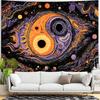 YinYang universe nebula Digital printing polyester wall hanging tapestry decorative Living room bedrooms Office background gift