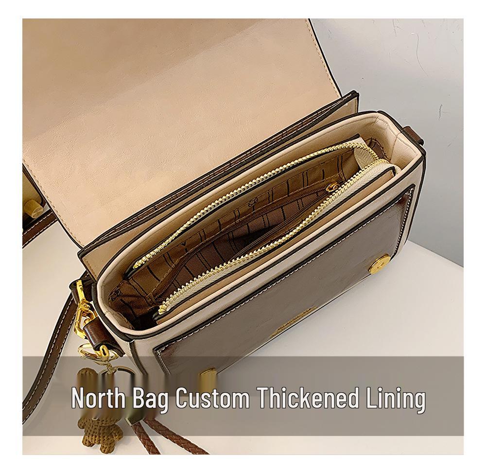 Color Block Urban Minimalist Women's Crossbody Shoulder Bag