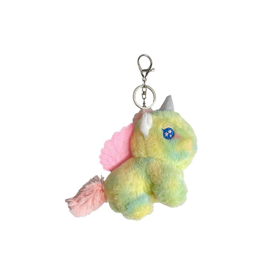 Unicorn Plush Playful Toy Keychain For Kids With Soft Fur And Aesthetic Colorful