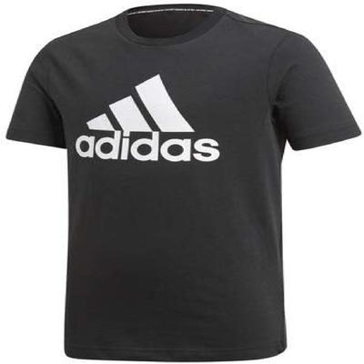 Adidas Boy's BOS T-Shirt, Black_White, M_M