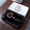 New multi-functional coffee powder slag box knocking bucket Italian ABS handle bracket powder pressing device cloth powder storage box