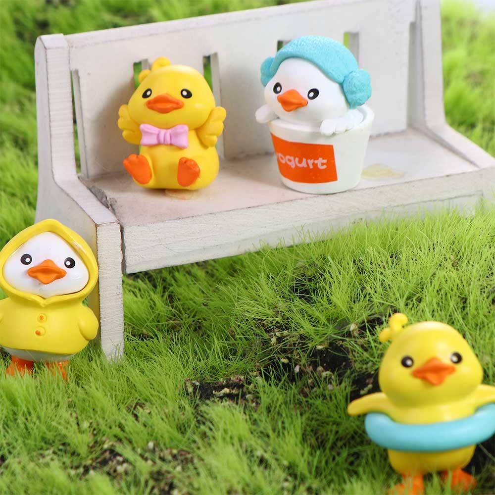 Model Pvc Ornaments Handmade Models Toy Little Yellow Duck Action Figures Little Duck Doll