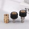 High Pressure Stainless Steel Washer Adapter Set Quick Connect Kit M22 14Mm/15Mm To 3/8 Inch Metric Fittings