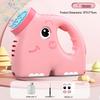 Automatic Cartoon Elephant Bubble Machine - Handheld Blower with Solution for Kids, Boys & Girls