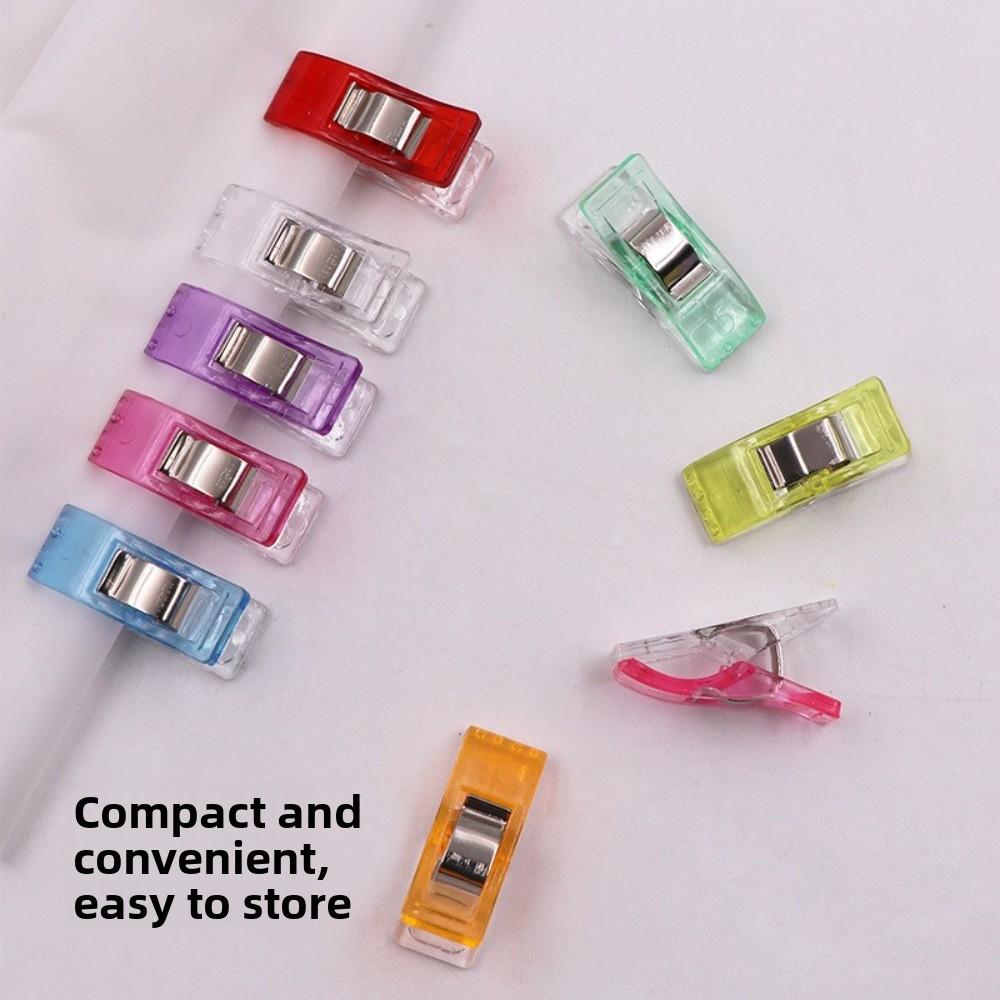 30PCS Multipurpose Sewing Clips Plastic Crocheting Clips Fabric Clips Sewing Supplies