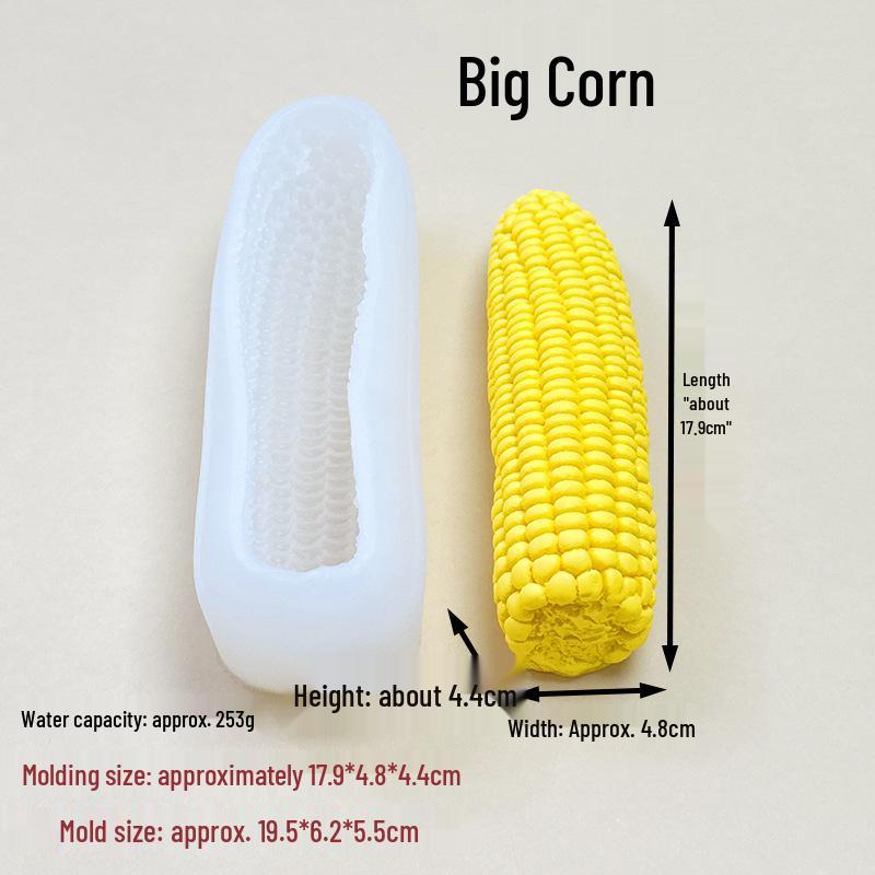 3D Corn & Bitter Gourd Silicone Mold for Creative Cakes & Desserts