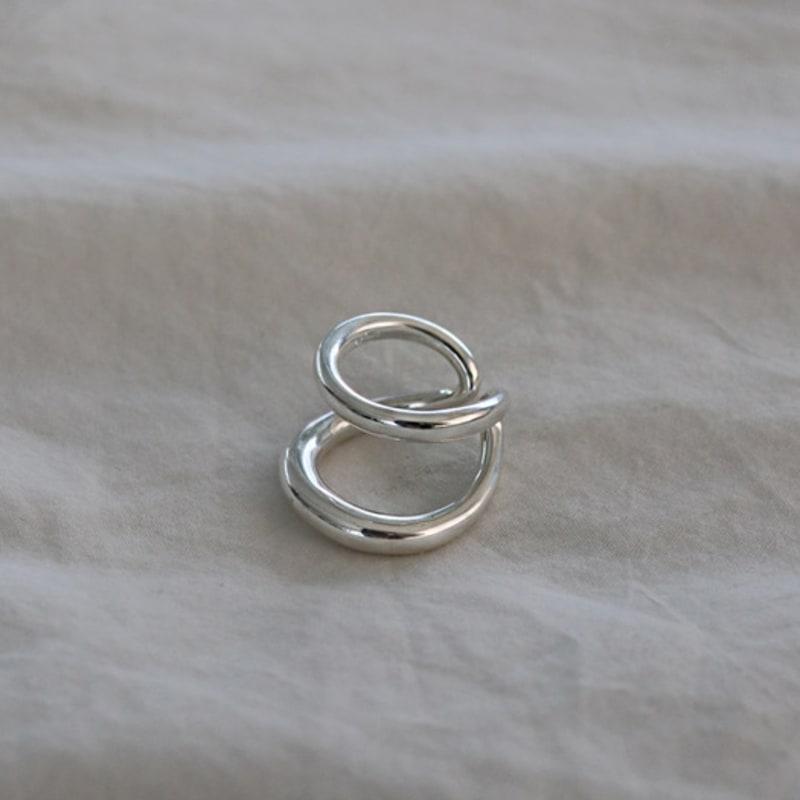 APIOH BOLD SILVER RING