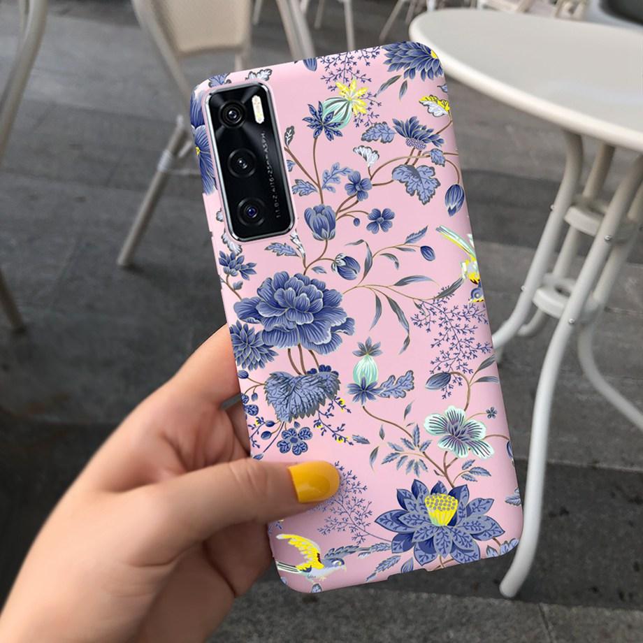 For Vivo Y70 Case 6.44'' Fashion Girls Soft TPU Silicone Back Cover For Vivo Y70 2020 Y 70 With NFC Phone Cases for vivoY70 Bag