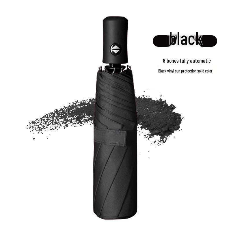 Portable Fully Automatic Double Folding Umbrella for Men & Women - Sun and Rain Protection, Reinforced Design