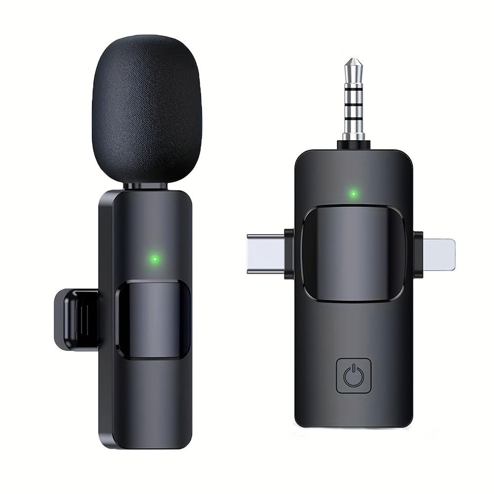 

3 в 1 приемник беспроводной петличный микрофон прозрачный беспроводной мини-микрофон для iPhone - Android телефон/камера/компьютер/ноутбук, B