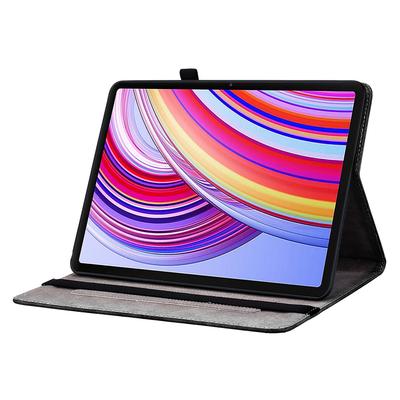 Capa de Couro Para Xiaomi Redmi Pad Pro 5G/Redmi Pad Pro/Poco Pad 5G/4G Estampa Suporte Capa Tablet com Porta-Cartões