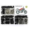 Yamaha MT07 MT-07 FZ07 2014-2024 İçin Tam Kaporta Cıvata Seti Çelik Yan Kaplama Cıvataları Vidalar Hız Somunları Kaporta Klipsleri