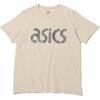 Asics Letter Print Pattern Short Sleeve Pullover Round Neck T-Shirt Men Tops 2201A053-200