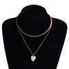 Jewelry Style Simple Small Fresh Leaf Necklace Female, Temperament Advanced Sense Multi-Layer Collarbone Chain