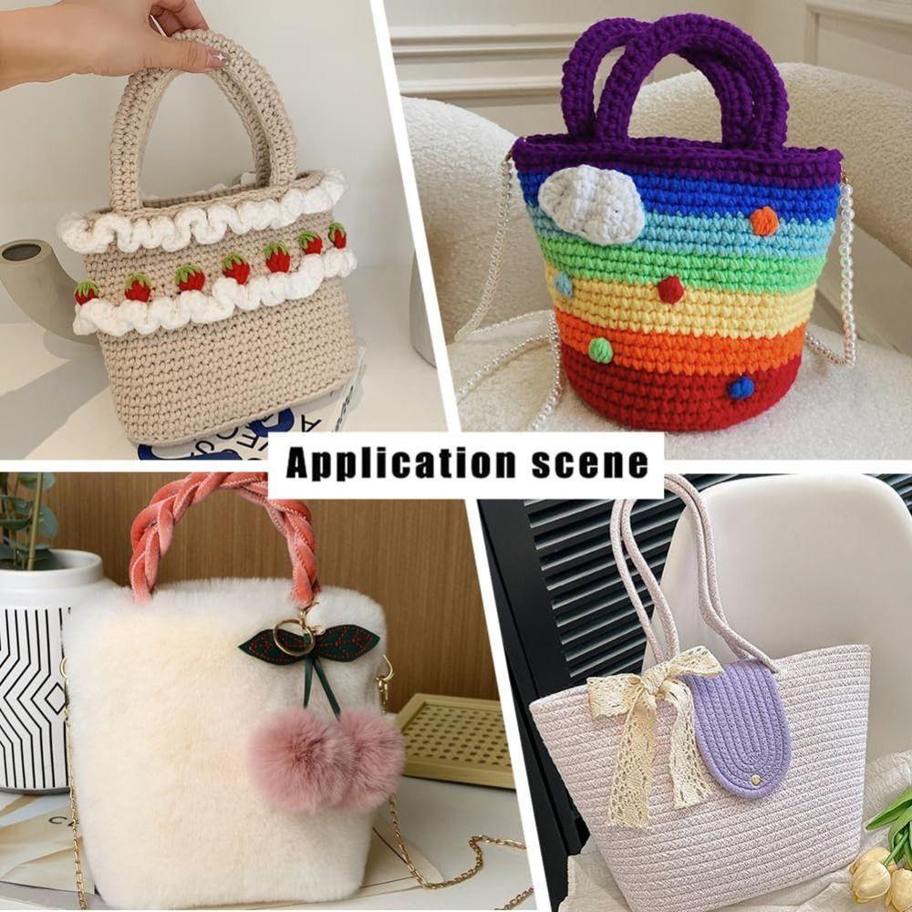 1Set Plastic Mesh Canvas Bag Sheets Plastic Net Cover DIY Crafting Handbag Accessories Acrylic Yarn Crafting Knit