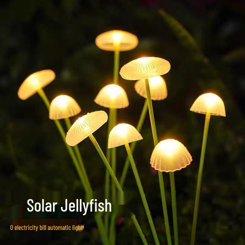 LED Solar Jellyfish & Mushroom Garden Lights