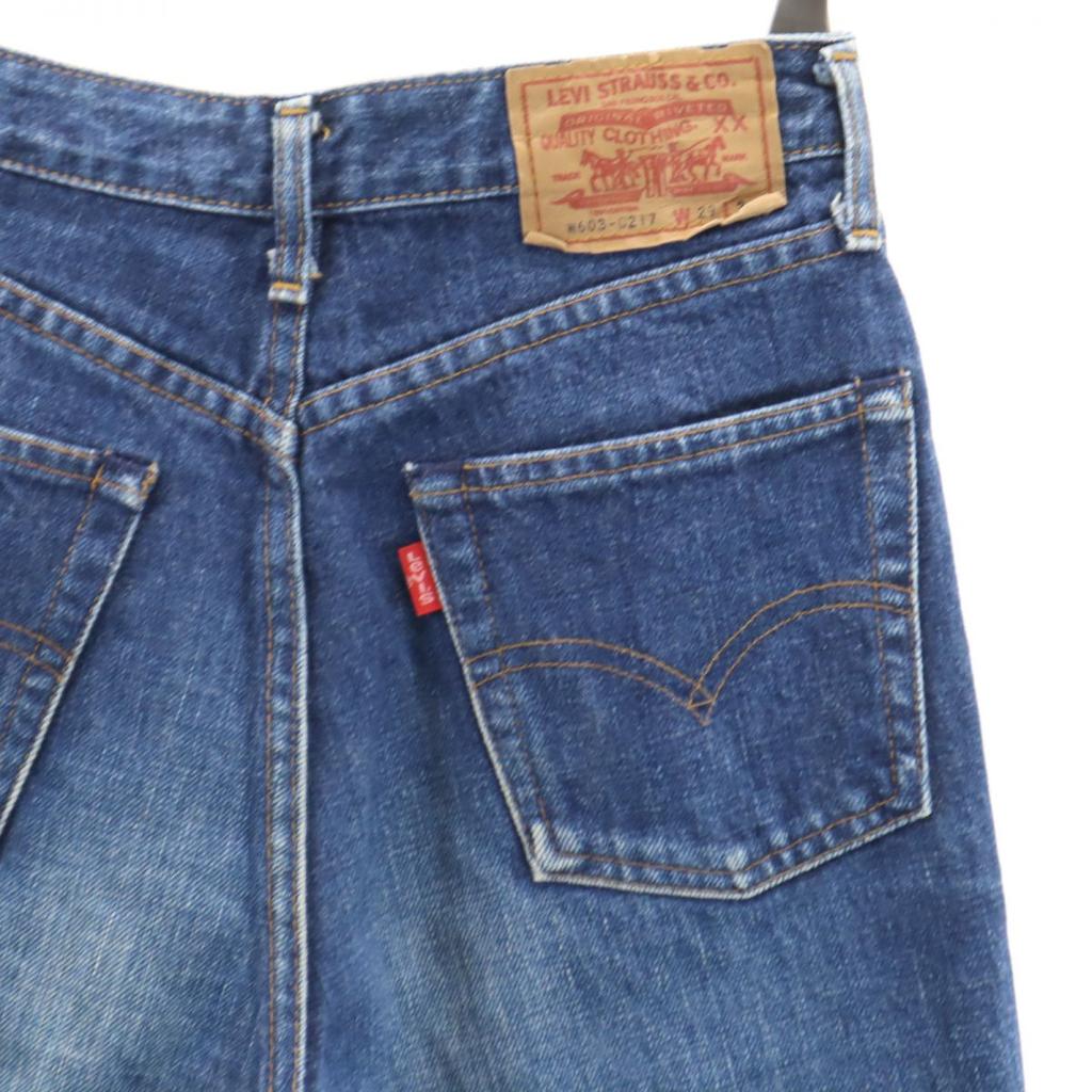 Levi's 90s W603-0217 Made in Japan High Waist Tapered denim pants jeans Women Used