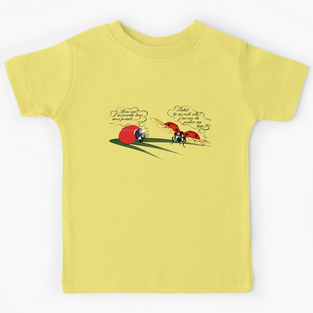 The ladybug, makes speed. Kids T-Shirt 110