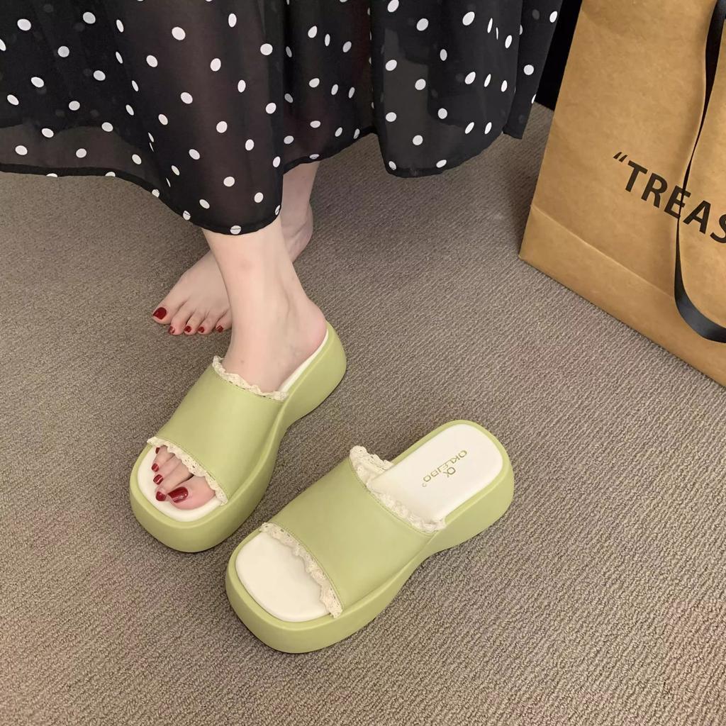 Fashion Flats Platform Women Slippers Casual New Summer Shoes Fashion 2025 Trend Sandals Slingback Woman Flip Flops Beach Slides Zapatos