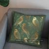 2D Elegant Birds & Swirls Pattern Pillow Cover Pattern Cushion Cover Suitable For Sofa Bedroom Car Pillow Cover