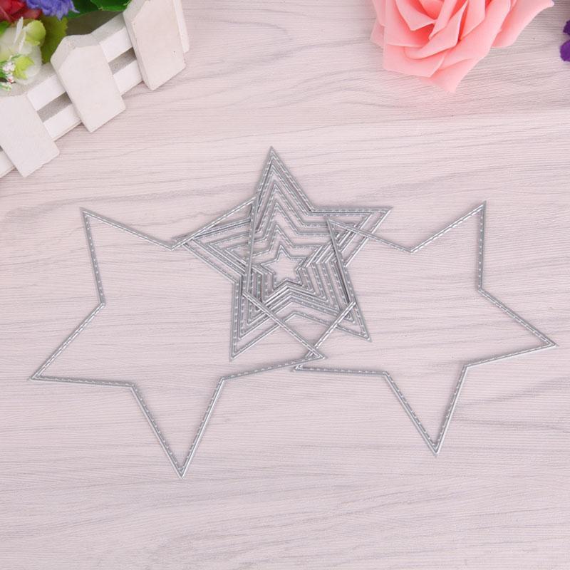 Stars Metal DIY Cutting Dies Stencil Scrapbook Card Album Paper Embossing Craft