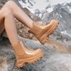 Rain shoes women's fashion outer wear water shoes thick-soled heightening rain boots non-slip water boots medium tube adult waterproof glue shoes