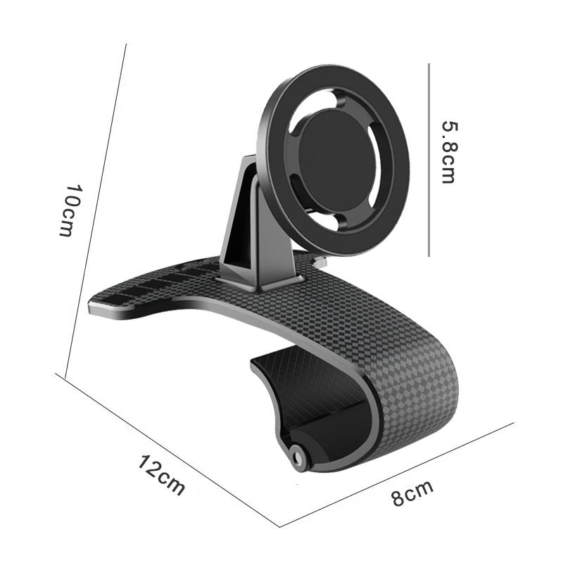 For Magsafe 360 Degree Car Dash Phone Holder for Driving Navigation Magnetic Cell Phone mount Clip on Dashboard For iPhone 16 15