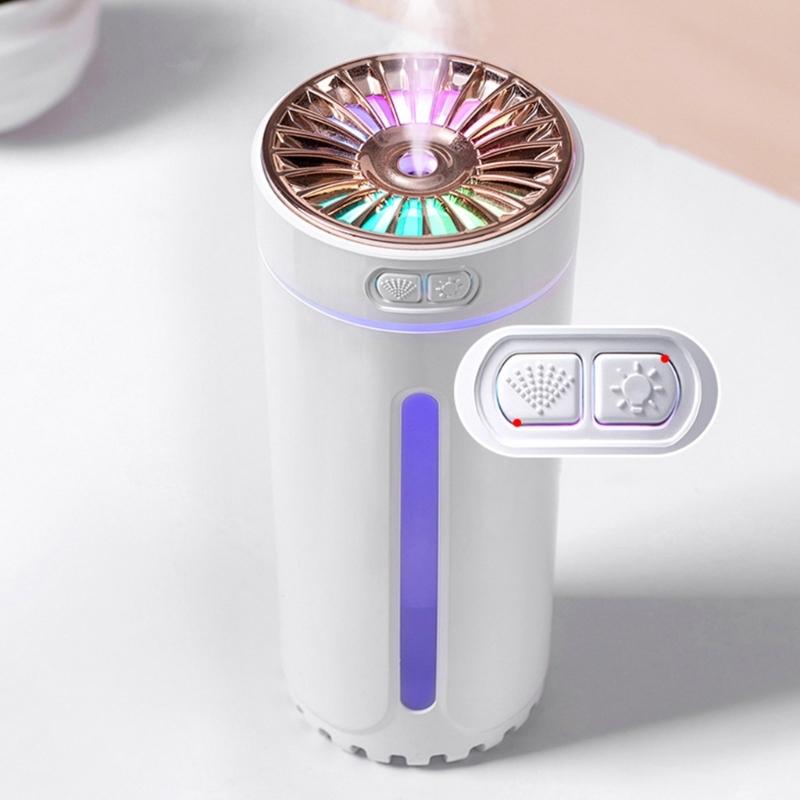 Wireless Car Air Humidifier Timing Auto-off USB Diffuser 300ml Portable Humidification Mist Maker Equipment for Bedside