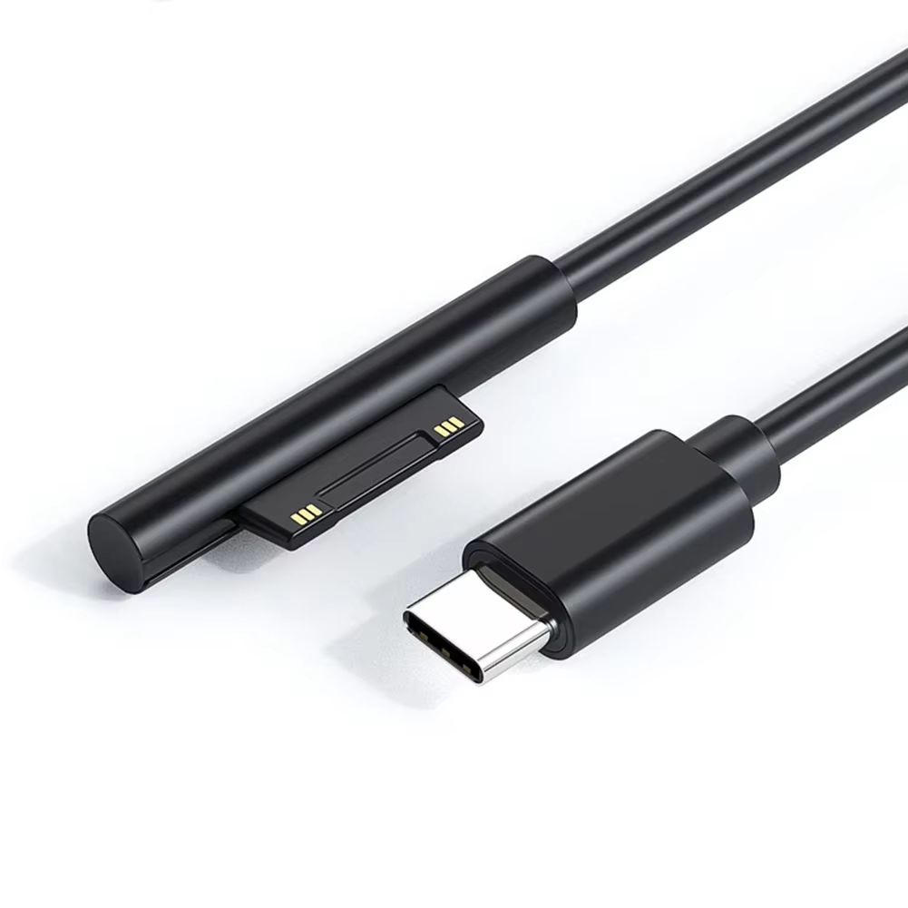 

Type C PD 15V 3A charging adapter cable for Microsoft Surface Pro 8 7 6 5 4 3 Laptop Book 3 2 1 GO USB power supply