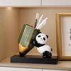 Creative Panda Pencil Holder - Cute Desk Ornament & Gift for Kids and Friends, Ideal for Birthday Decorations