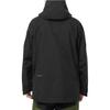 SALOMON Logo Print Hooded Zip-Up Long Sleeve Jacket Men Jackets Black LC2305100