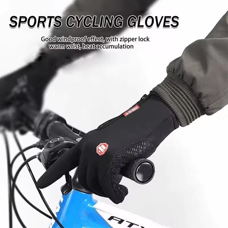 Warm Anti-slip Cycling Gloves for Men And Women Touch Screen Compatible Autumn Winter Outdoor Sports Skiing Fishing Gloves