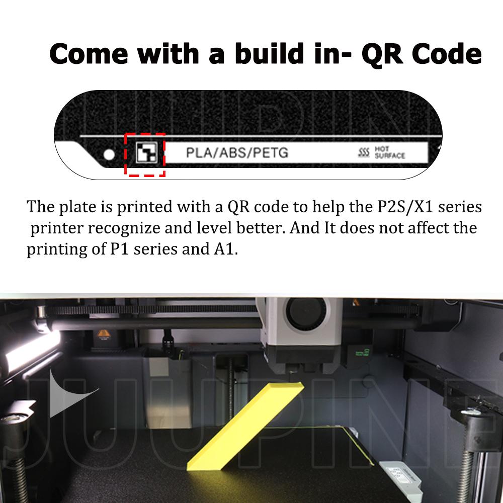 For Bambu Lab Build Plate P2S P1S X1C A1 Cooltack Plate PLA PETG ABS Etc. Cool Print Upgrade Textured PEI 257 Quality Assurance