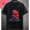 Funny Gamer Capybara Graphic Tshirt Cool Black Casual Tee With Fashion Glasses  Video Game Controller Design For All Seasons