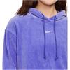 Nike Einfarbiger Logo-Print Pullover Hoodie Damen Hoodies Lila DQ5928-430