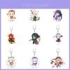 Niedlicher Genshin Impact Schlüsselanhänger Anime Cartoon Kawaii Schlüsselanhänger Anhänger Acryl Geschenk