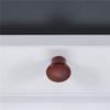 10pcs Mini Wood Knobs w/screw 23*20mm 0.91" Round Pull Single Hole Handle Unpainted Wooden Red White Decor Cabinet Drawer Chest